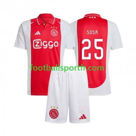 Tenue Ajax Amsterdam Wout Weghorst 25 Enfant Domicile 2024-2025 Maillot de Foot